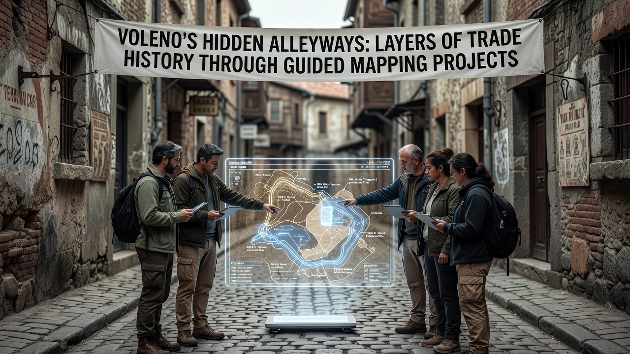 Voleno's Hidden Alleyways Reveal Layers of Trade History Through Guided Mapping Projects